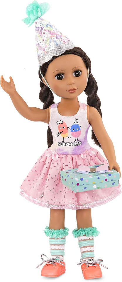 Glitter Girls – 14-Inch Doll Clothes – What A Surprise! – Deluxe Birthday Party Doll Outfit – Toys, Clothes, & Accessories for Girls 3+ Years