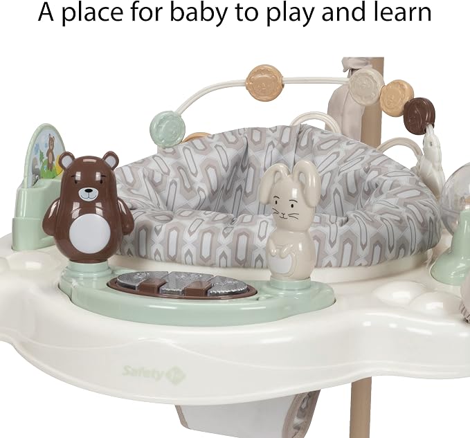Safety 1st Bob-and-Twist Baby Activity Center, 3-in-1 Play Center, Bouncer, and Baby Jumper, High Street