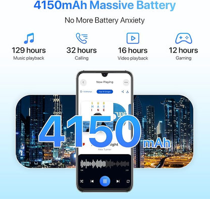 UMIDIGI A9 Pro Cell Phone, Helio P60, 8GB+128GB Expandable 256GB, 6.3 Inch FHD Touch Screen, Double-Sided 2.5D Curved Glass, 48MP Quad Camera, 4150mAh, Dual SIM 4G Volte