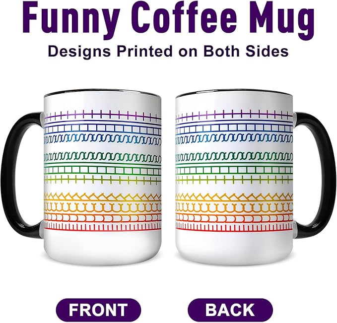 Funny Coffee Mugs for Women Men,15oz Hidden Message Ceramic Cup | Secret Message Mug,Novelty Birthday Gag Gifts for Friends,Family,Office Prank Gag Gift for Coworkers,Fun White Elephant Gifts