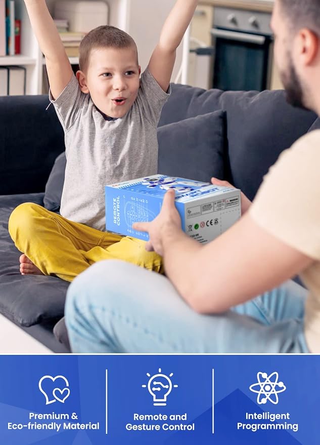 Robot Toys for Kids,Programmable Remote Control Smart Walking Dancing Robot Toy with Gesture & Sensing for Age 4 5 6 7 8 9 10 Year Old Boys for Birthday Present | Programmable RC Smart Walking Dancing Robot Toy for Age 4 5 6 7 8 9 10 Year Old Boys for ...