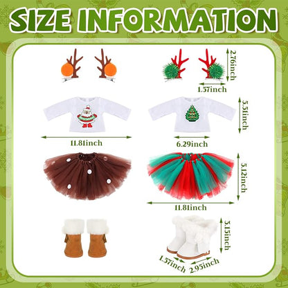 Kajaia 8 Pcs Doll Clothes 18 Inch Doll Clothes and Accessories Dress Flip Flops Hat Outfit Swimsuit Accessories for 18 Inch(Stylish)