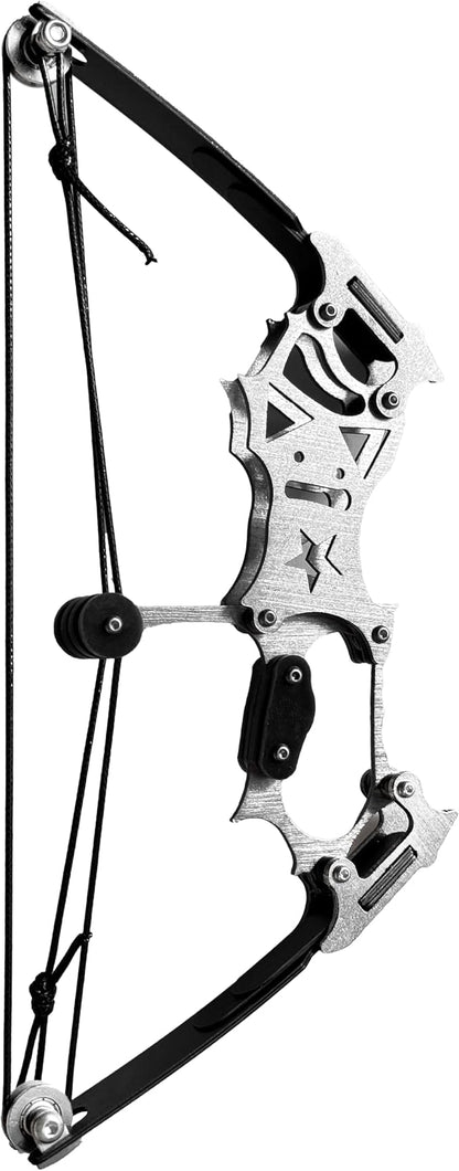 Archery Bow Set Left and Right Hand Compound Bow Hunting Bow Metal Material Catapult RH/LH for Practice Archery