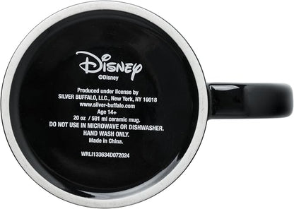 Silver Buffalo Disney Lilo and Stitch Lightning Bolts, Ceramic Mug, 20oz | Shocking Glow in the Dark Feature, 0.59 Liters
