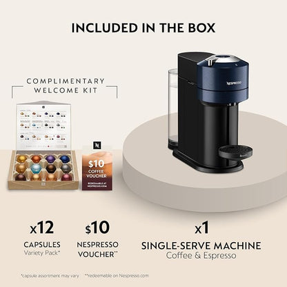 Nespresso Vertuo Next Coffee and Espresso Maker by Breville, Navy Blue