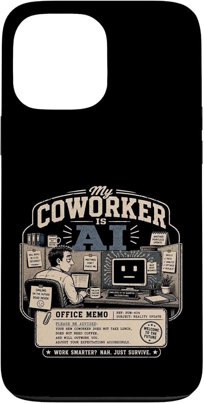 My Coworker is AI Office Humor Funny Workplace Replacement Case for iPhone 13 Pro Max