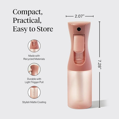 Kitsch Continuous Spray Bottle for Hair – Terracotta, 150ml | Fine Mister Spray Bottle & Water Spray Bottle – Recycled Hair Spray Bottle – Spray Bottles for Cleaning, Styling, & More