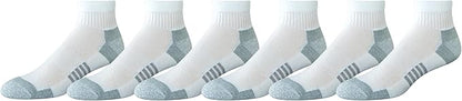 Amazon Essentials Men's Athletic Ankle Socks, Cushioned with Arch Support, Moisture Wicking