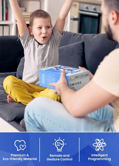 Robot Toys for Kids,Programmable Remote Control Smart Walking Dancing Robot Toy with Gesture & Sensing for Age 4 5 6 7 8 9 10 Year Old Boys Girls for Birthday Present,Red