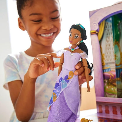 Disney Store Official Jasmine Story Doll - 11 Inches - Includes Coloring Book and Additional Dress, Princess Doll in Classic Outfit, Disney Princess Toys
