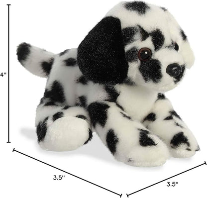 Aurora® Adorable Mini Flopsie™ Dipper Dalmatian™ Stuffed Animal - Mini Companions Ready for Playful Adventures - for Kids All Ages, Toddlers, Adults, and Families - White 8 Inches