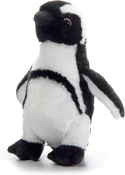 The Petting Zoo African Blackfoot Penguin Stuffed Animal Plushie, Gifts for Kids, Scoopz Zoo Animals, Penguin Plush Toy 8 Inches