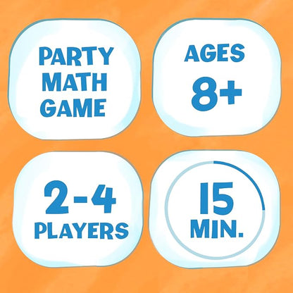 Melon Rind Jump 6, Math Game for Kids Learning Multiples of 6, Lively, Fun Card Game, Quick Activity for Boosting Math Confidence, Ages 8+