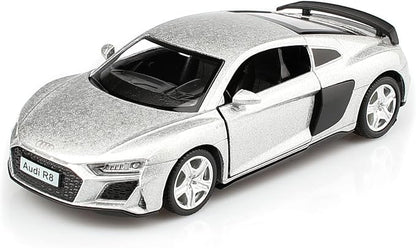 TOKAXI 1/36 Scale Audi R8 Diecast Model Cars,Pull Back Vehicles Toy Cars,Cars Gifts for Boys Girls