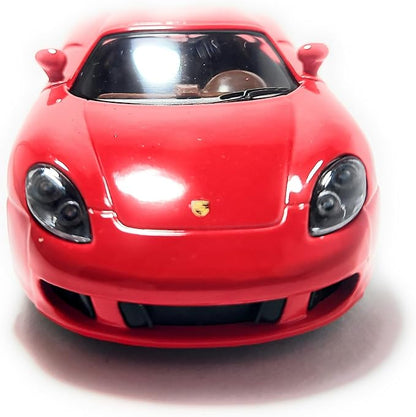 KiNSMART - Porsche Carrera GT Red 5" 1:36 Scale Die Cast Metal Model Toy Super Sports Car