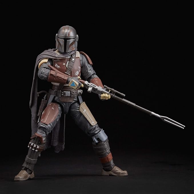 STAR WARS The Black Series The Mandalorian Toy 6" Scale Collectible Action Figure, Toys for Kids Ages 4 & Up