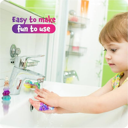 Dan&Darci Unicorn Soap Making Kit - Girls Crafts DIY Project Age 6+ Year Old Kids - Unicorn Girl Birthday Gifts - Science Activity Teenage Gift - Make Your Own Soap - Craft Toys Ages 6 7 8 9 10 11 12