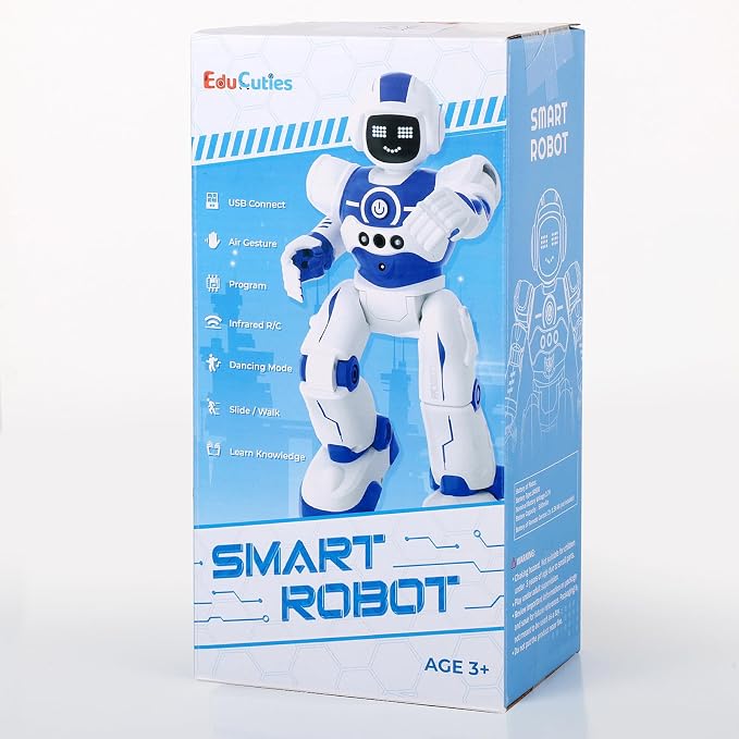Robot Toys for Kids,Programmable Remote Control Smart Walking Dancing Robot Toy with Gesture & Sensing for Age 4 5 6 7 8 9 10 Year Old Boys for Birthday Present | Programmable RC Smart Walking Dancing Robot Toy for Age 4 5 6 7 8 9 10 Year Old Boys for ...