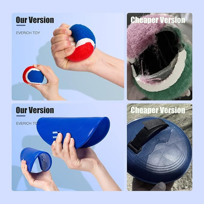 Toss and Catch Ball Game Set, Upgraded Sticky Paddle Ball Set for Kids & Toddlers, Sturdy & Water-Resistant Outdoor Backyard Beach Pool Toy, Birthday Gift for Boys Girls Ages 3-12
