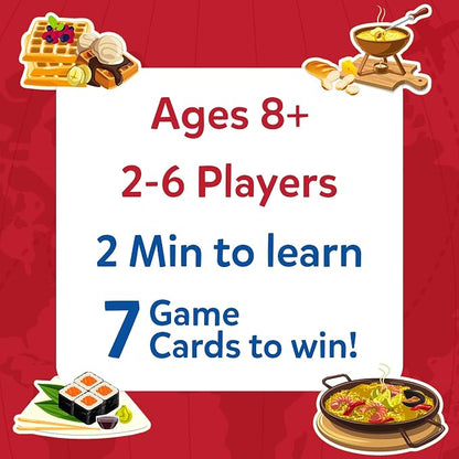 Skillmatics Guess in 10 Foods Around The World, Card Game for Boys, Girls, and Kids Who Love Educational Travel Toys, Board Games, Geography and History, Gifts for Ages 8, 9, 10 and Up