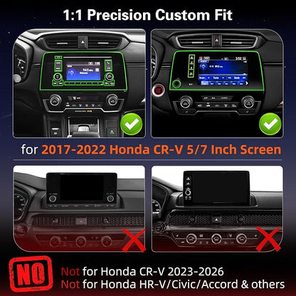 Car Phone Holder for Honda CRV 2017 2018 2019 2020 2021 2022: Magnetic Screen Cell Phone Mount for CR-V 5/7 Inch Touchscreen Accessories - 360° Rotation Compatible with MagSafe for iPhone Samsung