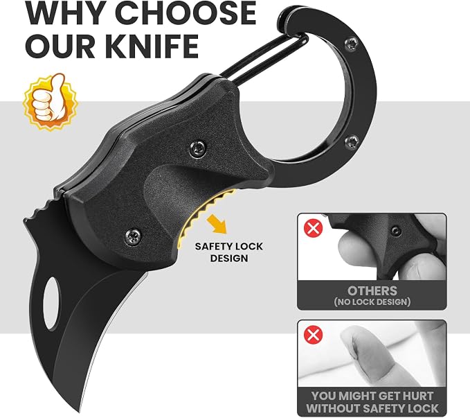 FUNBRO Edc Box Cutter | Small Pocket Knife Gifts for Men, Anniversary & Birthday Gifts for Him