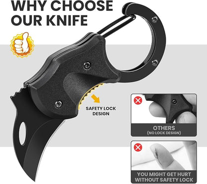 FUNBRO Edc Box Cutter | Small Pocket Knife Gifts for Men, Anniversary & Birthday Gifts for Him