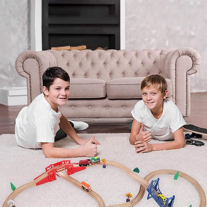 On Track USA Bridge Accessory Train Set: Suspension, Overpass and Arch Bridge Set Compatible with All Major Toy Trains Railway Expansion Accessories, Toy Train Track Accessory