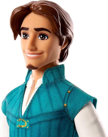 Mattel Disney Princess Toys, Flynn Rider Fashion Doll in Signature Outfit Inspired by the Disney Movie Tangled, Posable Character
