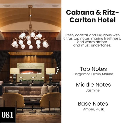 HoogaLife Car Air Freshener Hanging 2 Pack - Hotel Collection Diffuser Oil Inspired by Cabane & Rltz. CarIton Hotel - NO.1012 Fragrance Oil, Car Fresheners for Women Made in USA (081)