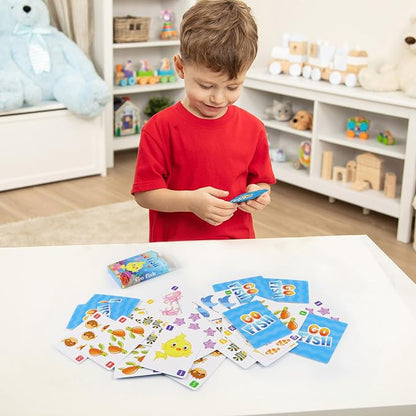Kids Card Games, Go Fish, Old Maid, Memory Match and Crazy 8s, Go Fish Card Game for Kids 4-8, Fun Toddler Card Games for Family Game Night Party Games, Easter Basket Stocking Stuffers Birthday Gifts