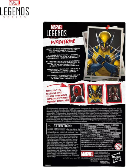 Marvel Legends Series Wolverine, Deadpool & Wolverine Collectible 6 Inch Action Figure for Adults Ages 14 and Up