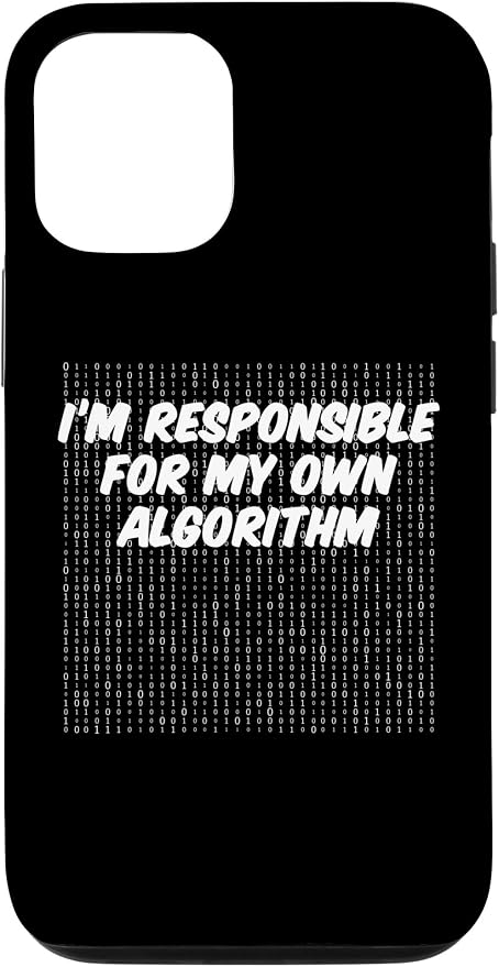 iPhone 14 Pro Binary Code Computer Algorithm AI Artificial Intelligence Case