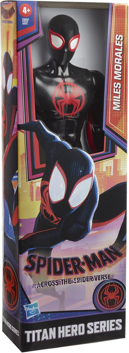 Marvel Spider-Man Miles Morales Toy, 12-Inch-Scale Spider-Man: Across The Spider-Verse Action Figure, Ages 4 and Up