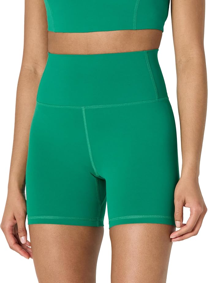 Amazon Essentials Women's Active FormFlex Buttery Soft High Waist Biker Shorts