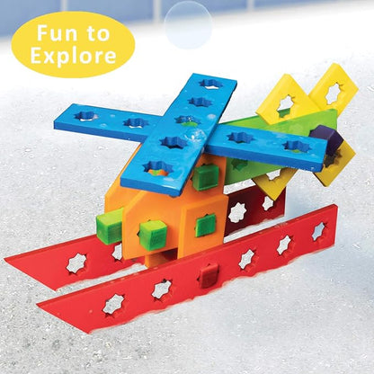 BathBlocks STEM Floating Construction Set Bath Construction Toys Bath Building Toys Bath Building Toys Bath Building Sets in Science Museums and Childrens Museums nationwide