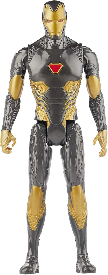 Marvel Avengers Titan Hero Series Blast Gear Iron Man Action Figure, 12-Inch Toy, Inspired by The Marvel Universe, for Kids Ages 4 and Up