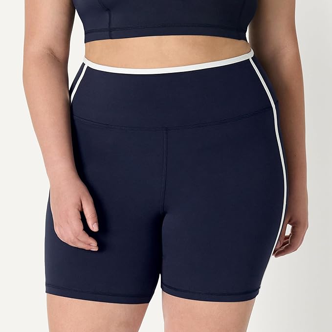 Amazon Essentials Women's Active FormFlex Buttery Soft High Waist Biker Shorts