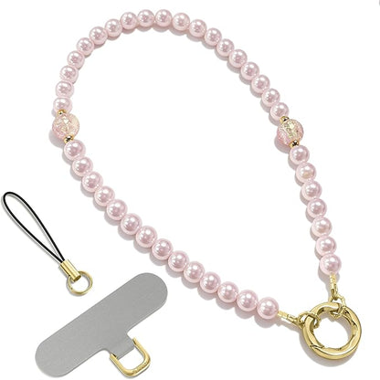 SURPHY Phone Charm, Handmade Beaded Phone Wrist Strap with Tether Tab | Phone Charm Strap, Phone Chain with Premium Metal Buckle, Wrist Strap Fits Cellphone Cases, Wallets, Bags, Keys