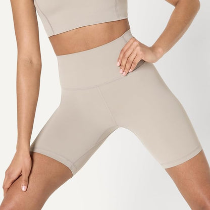 Amazon Essentials Women's Active FormFlex Buttery Soft High Waist Biker Shorts