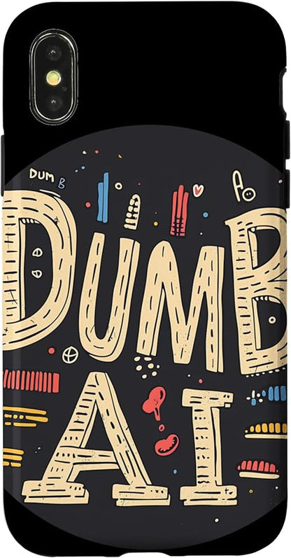iPhone X/XS Dumb AI Stamp Costume Case
