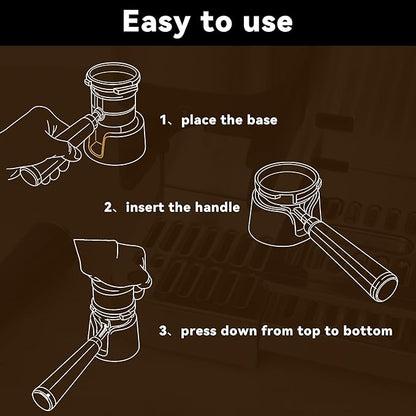 Portafilter Holder for Ninja Espresso Machine, Espresso Tamping Station | for Ninja Luxe Cafe ES601 ES701, Silicone Coffee Tamper Base, Non-Slip, Stable Tamping Support, Protect Countertop