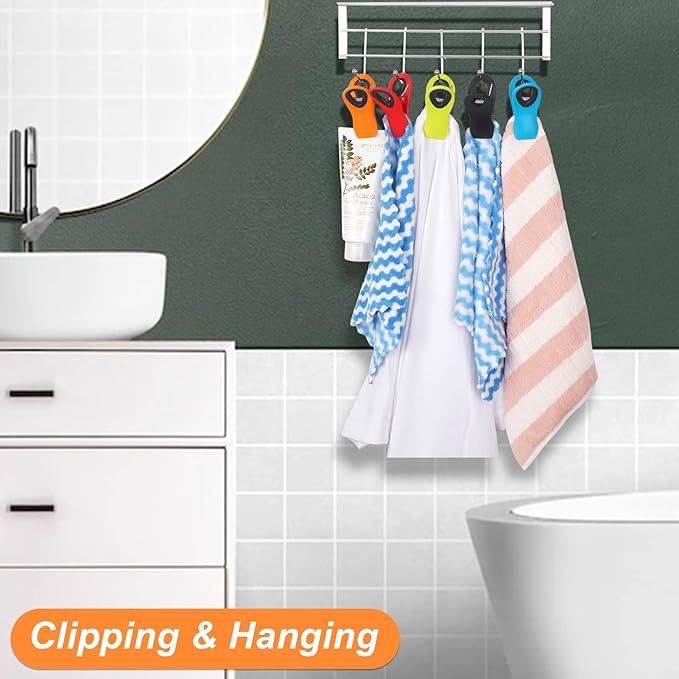 JETMORE 16 Pack Chip Clips Bag Clips, Multicolor Magnetic Chip Clip