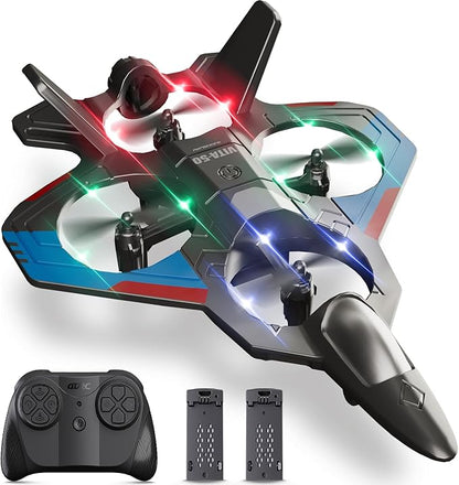 4DRC RC Planes Remote Control Airplanes for Kids, Foam Remote Control Planes for Kids Adults Beginners, Remote Control Helicopter Fighter Jet Drones for Kids Adults, 360° Flip Easy to Fly