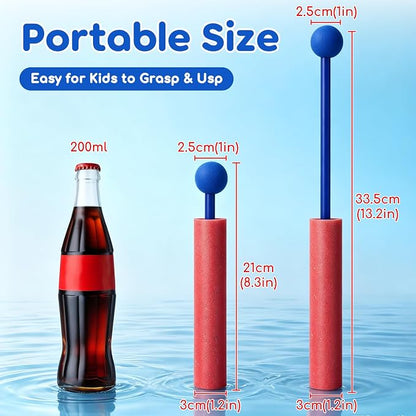 Lehoo Castle Water Guns 12 Pack, Super Water Blaster Soaker Foam Squirt Guns Bulk Beach Pool Outdoor Toys Summer Party Family Games for Kids Adults