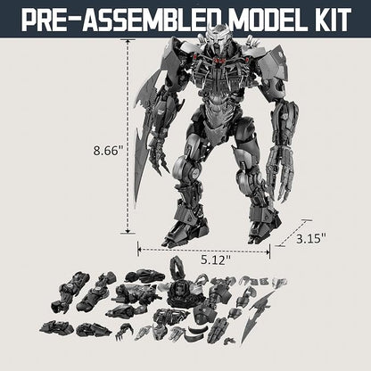 YOLOPARK Scourge Transformer Toys,Transformers Rise of The Beasts Action Figure,Highly Articulated 8.66 Inch No Converting Model Kit,Great Collection Birthday Gifts for Men Women