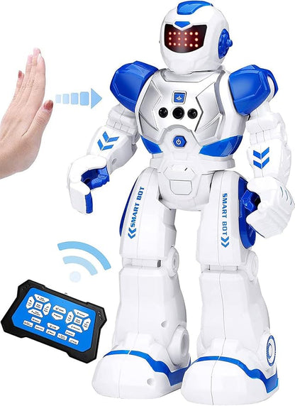 KingsDragon Robots Toy for Kids, RC Robot Gesture Sensing Toy | Interactive Walking Singing Dancing Robot Birthday Presents for Boys Girls Age 6 7 8 9 10 11 12 Years Old