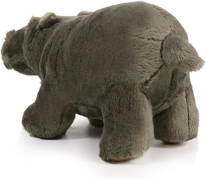 Ice King Bear Wild Animal Small Stuffed Animals Zoo Family Plush Toy (Hippo 8 Inches)