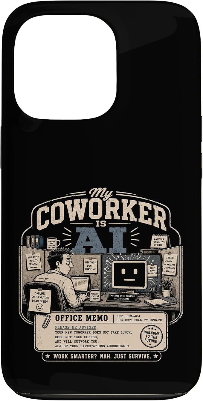 My Coworker is AI Office Humor Funny Workplace Replacement Case for iPhone 13 Pro