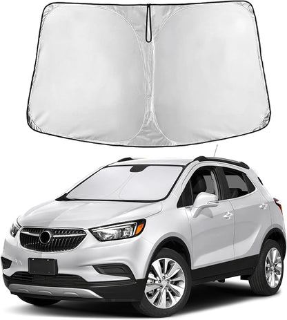 EcoNour Windshield Sunshade Compatible for Buick Encore 2013-2017 2018 2019, Sun Visor for Front Windshield & Window Sun Shade Cover, UV Heat Blocker & Protector, Car Accessories